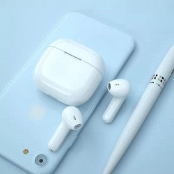 TWS Earbuds Bluetooth Wireless Headset Headphone DBK03 (White)